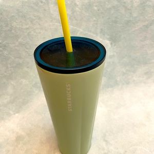 Starbucks 2022 Puffy Valentine Mint Green Stainless Steel Tumbler